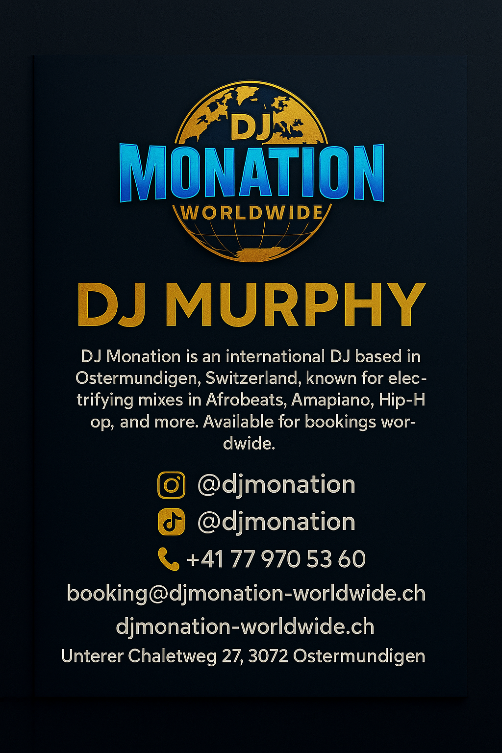 DJ Monation Flyer
